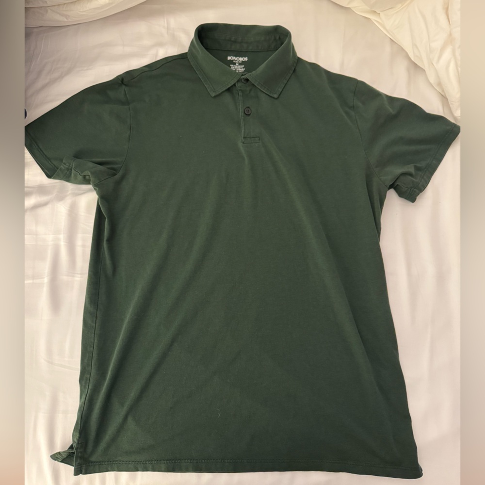 Bonobos Green Polo Shirt